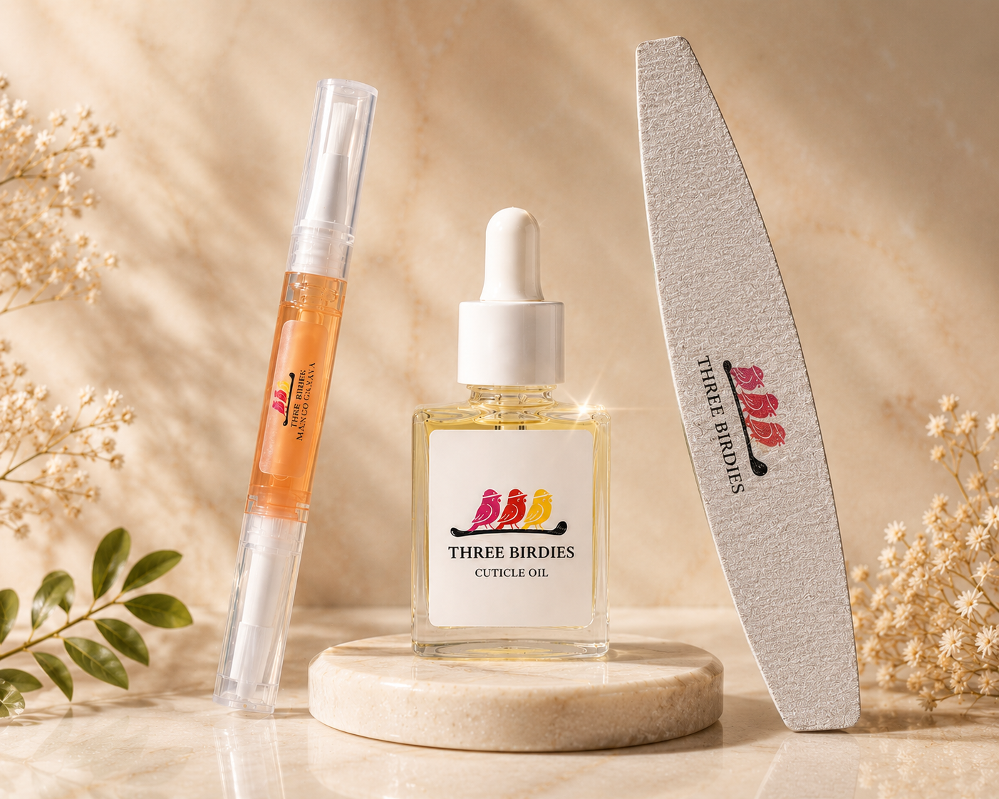 The Course Kit - Three Birdies Cuticle Oil Kit - Home + Golf Course